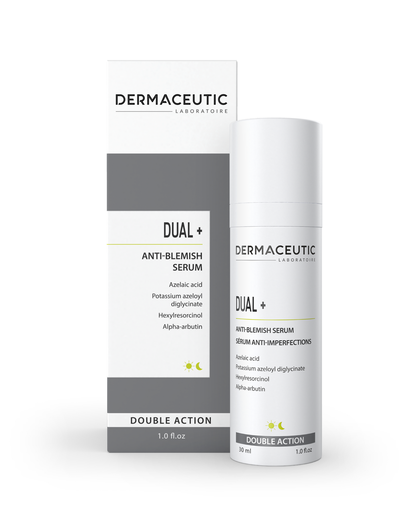 Dermaceutic Dual Plus doos en fles