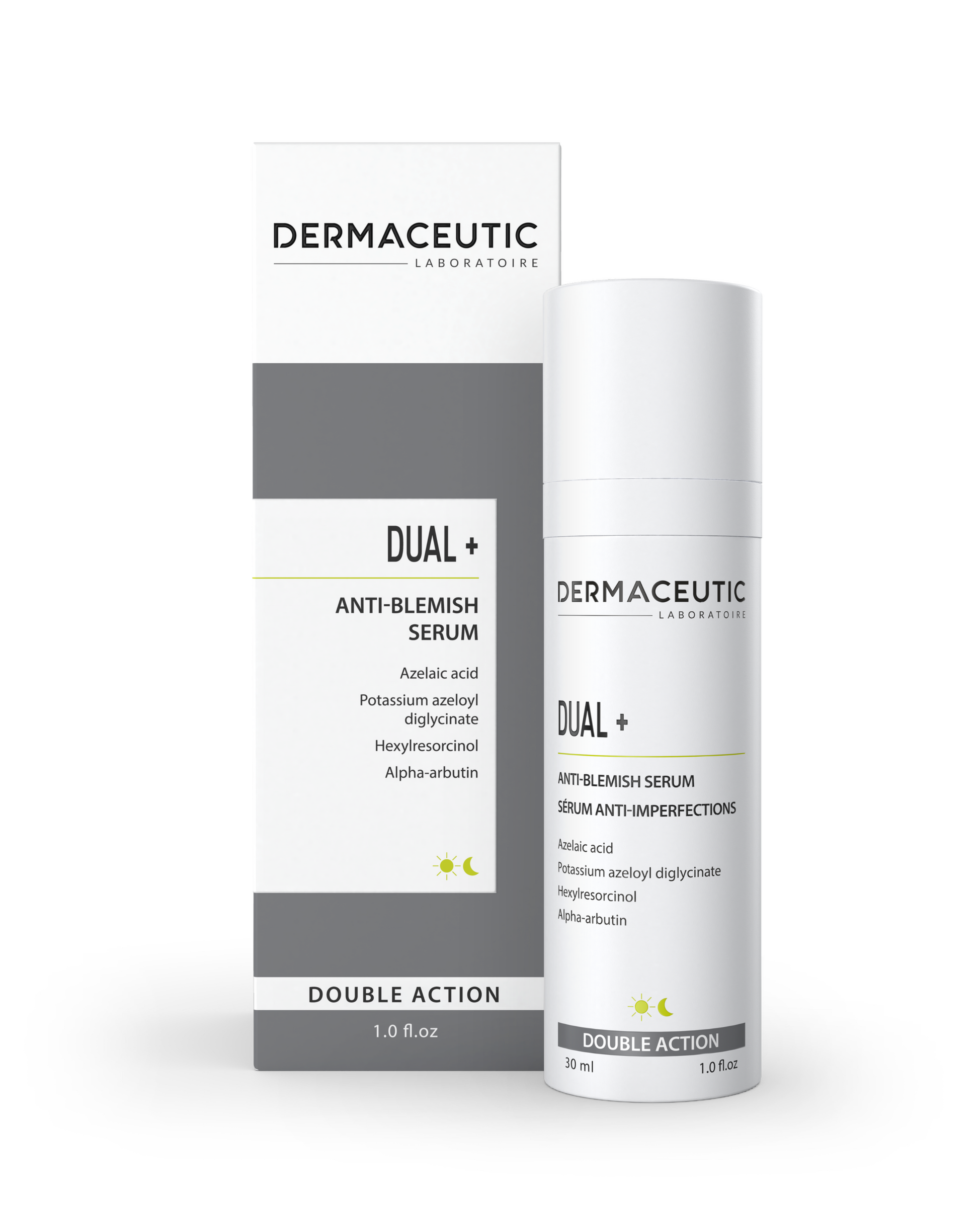 Dermaceutic Dual Plus doos en fles