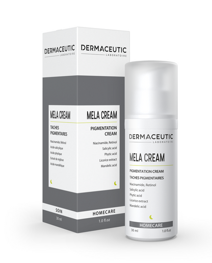 Dermaceutic Mela Cream box en bottle